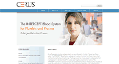 Desktop Screenshot of cerus.com
